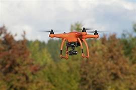 Survol d'un drone route de Celles