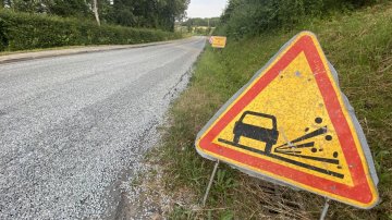 Travaux de gravillonnage