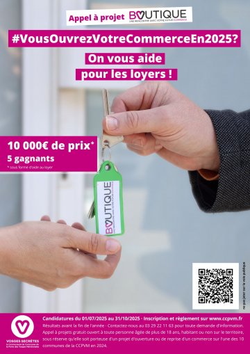 Appel à projets "Boutique", candidatures ouvertes jusqu'au 31 octobre