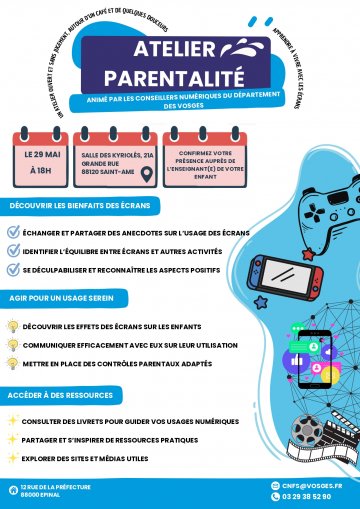 ATELIER PARENTALITÉ