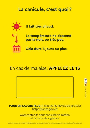 Prévention vague de chaleur
