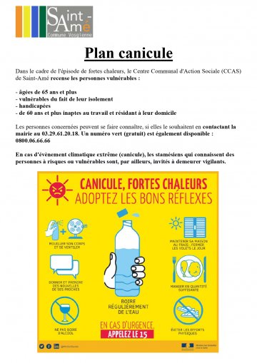 PLAN CANICULE