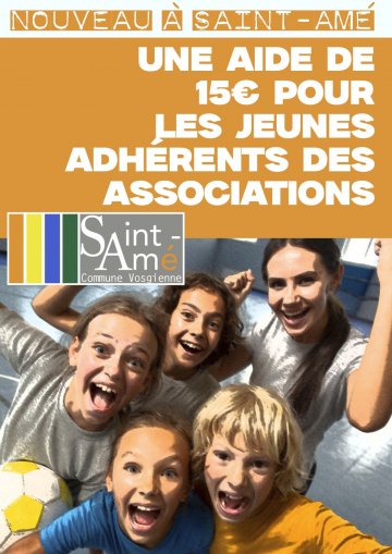 Aide de 15 € pour les jeunes adhérents des associations