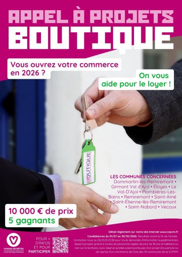 Appel à projets "Boutique" : les candidatures 2026 sont ouvertes
