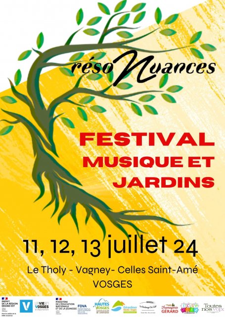 Festival résoNuances 2024 - Festival musique et jardins