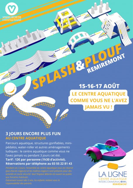 LE CENTRE AQUATIQUE DE REMIREMONT COMME VOUS NE L'AVEZ JAMAIS VU !