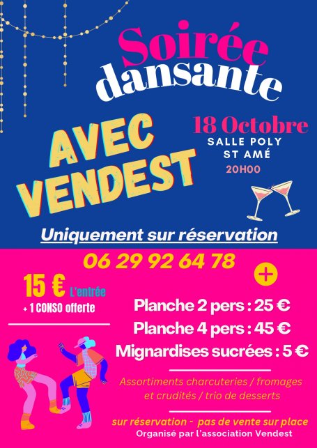 Soirée dansante avec Vendest