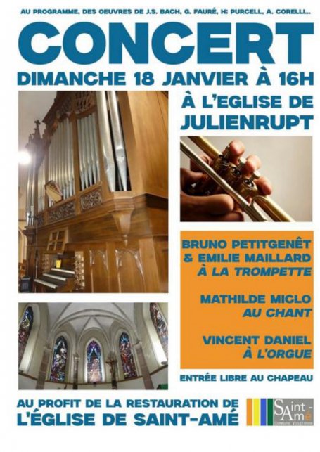 CONCERT à l'église de Julienrupt