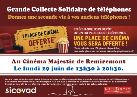 Grande Collecte Solidaire de téléphones