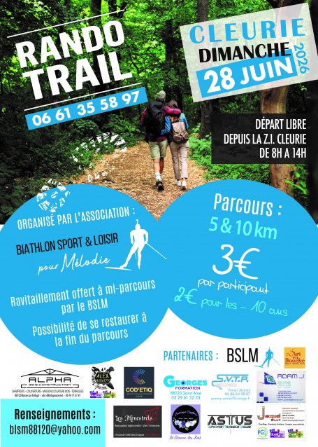 RANDO TRAIL - CLEURIE